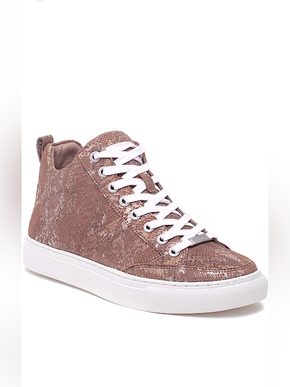 NWT 🛍️  J/SLIDES Studded Leather High Top  Sneakers